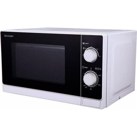 Sharp R-600WW Mikrowelle Countertop (placement) Kombi-Mikrowelle 20 l 800 W Schwarz, Weiß