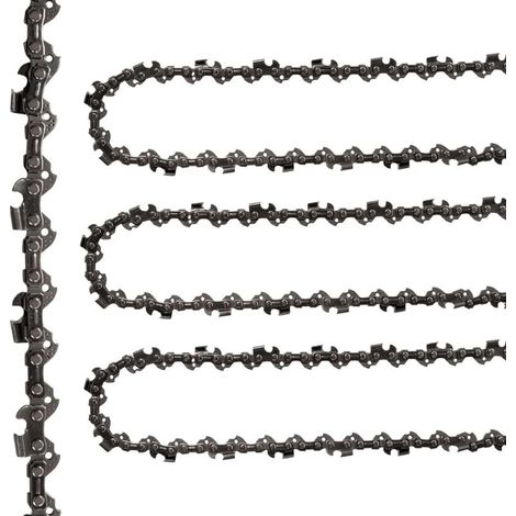 Chaînes de Tronçonneuse, 3PCS Chaîne Tronçonneuse 12", 45 Liens D'entraînement, Guide-Chaîne Huilepas de la Chaîne 3/8", Chaîne de Scie pour les Plaque Guides de Tronçonneuse 30 cm