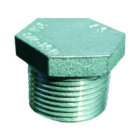 Tappo Inox Testa Esagonale 1 Pollice Cf. 2 Pz