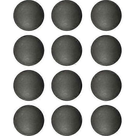 Lot de 12 cache-vis de verrouillage de portière pour Kia Rio K2 K3 5 Sportage Ceed Sorento Cerato Soul Hyundai Tucson - Protection de verrouillage de portière - Noir (1/5)