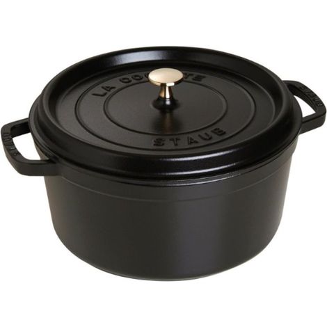 cocotte staub cocotte haute Gusseisen 24 cm schwarz (1/3)