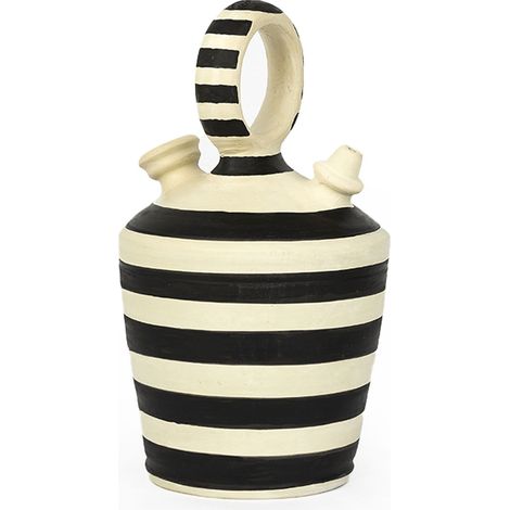 Botijo ​​​​17x17x31 Argile Blanc Cassé/Noir (1/5)