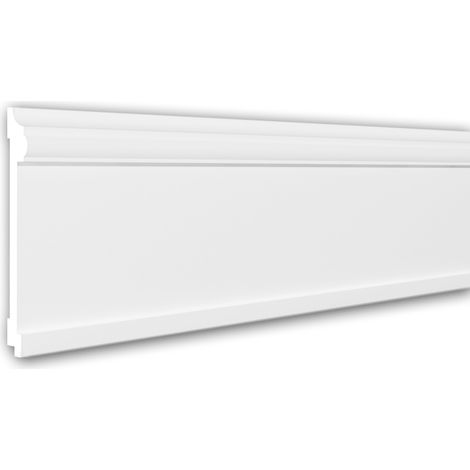 Moldura para pared 151381 Profhome Perfil de estuco Moldura decorativa Moldura friso estilo Neoclasicismo blanco 2 m