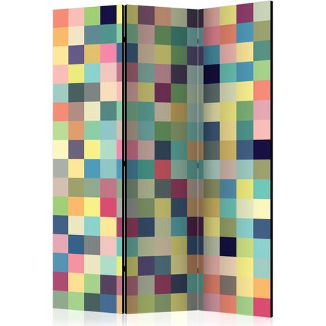 Paravent 3 Volets "Millions of Colors" 135x172cm (1/2)