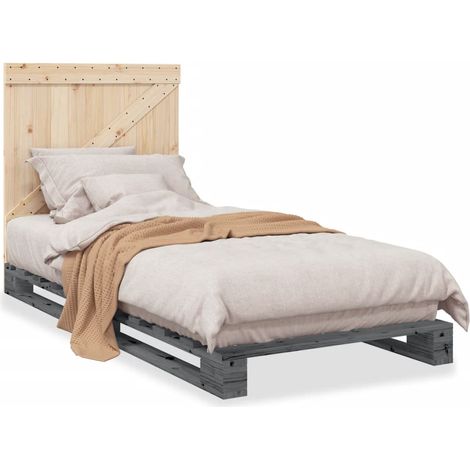 Maison Exclusive - Estructura de cama con cabecero madera de pino (1/5)