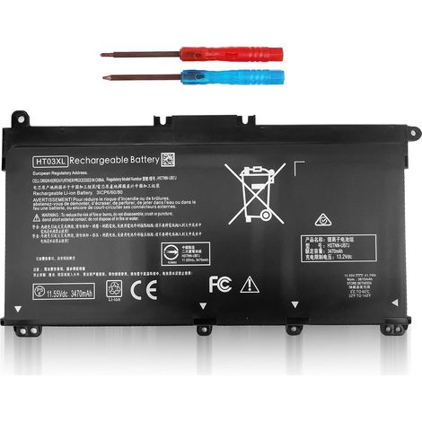 Batterie HT03XL pour HP Pavilion 15-CS 15-DA 15-DB 17-CA 17-BY 15-CS0053CL 15-cs1063cl 15-da012dx 15-da1005dx 15-db0011dx 17-ca0013ng 17-ca0010cy 17-by1053dx 17-by1033dx L11119-855 L11421-542 L11421 (1/5)
