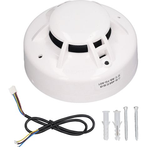 Détecteur de fumée RS485 alarme incendie testeur de gaz DC 10-30V avec indicateur LED pour maison chambre (1/5)