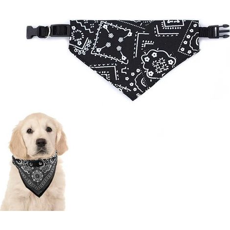Bavaglini per animali domestici, bavaglini per gatti, bandane eleganti per cani, bandane triangolari stampate in poliestere, collari triangolari, bandane per cani, taglia (1/5)