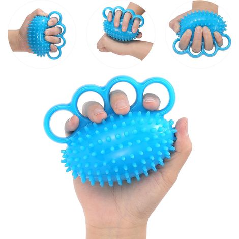 Palline per esercizi manuali, palline per terapia delle dita - rinforzo della presa, maggiore flessibilità, palline antistress, palline per allenamento della resistenza del polso (1/5)