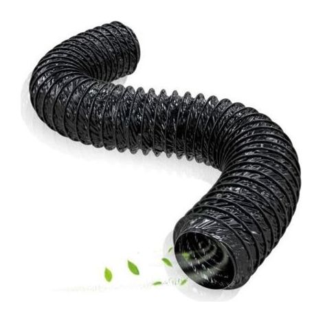 Tuyau PVC ventilation flexible Ø150mm, 4m, noir – idéal clim, sèche-linge & hotte (1/5)