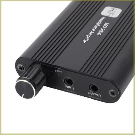 Amplificateur de casque HIFI Portable Contrôle de volume de basse RECHARGAGE RECHARGÉE 3,5 mm Amplages musicaux Aluminium ALLIAGE (1/4)