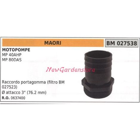 Raccordo portagomma MAORI motopompa MP 40AHP 027538