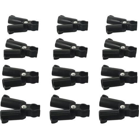 Connecteurs de tuteur de plantes, clip fixe de joint de connexion de type A, clip de connecteur de treillis pour plantes grimpantes pour cages à tomates et plantes grimpantes (16 mm) (1/5)