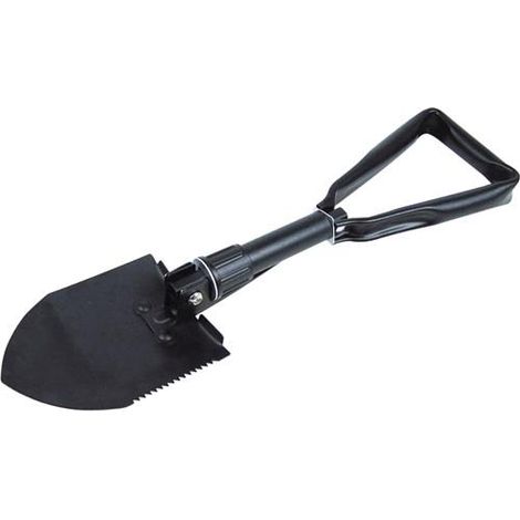 Pala plegable medida hoja 250x150mm metal con azada 980g (1/3)