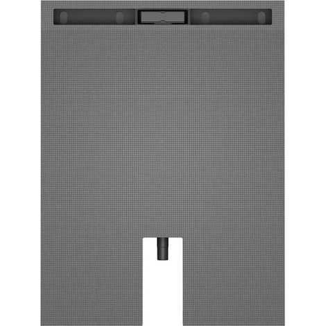 Wedi – Receveur de douche à carreler 1200x1000mm – Écoulement linéaire excentré – Système d’étanchéité intégré – Pour rénovations de salle de bains (1/6)