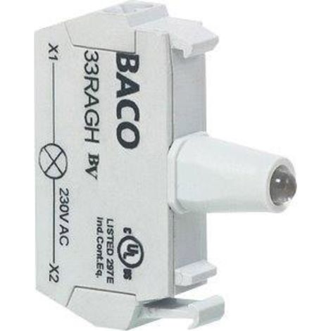 BACO 33RAWH LED-Element Weiß 230 V/AC 1 St. (1/4)