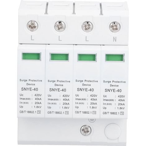 Parafoudre avec télécommande pour appareils électroménagers 420V, protection contre la foudre et les surtensions (1/5)