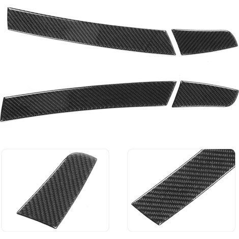 Mittelkonsolenverkleidung aus Kohlefaser, 4-teilig, Seitenschutzaufkleber für die Armlehne, kompatibel mit Toyota Prius 2012-2015 (1/5)