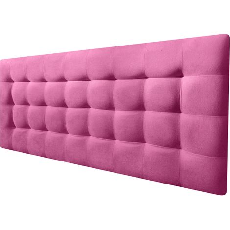 Cabecero Cama CANADÁ DELUXE tapizado tejido antimanchas Fucsia 135x70cm (1/4)