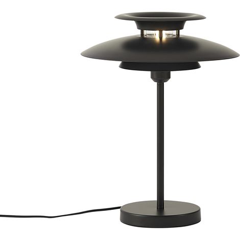 QAZQA Retro-Tischleuchte Schwarz Stahl 45cm - Pauly