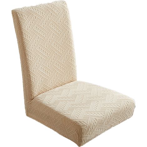 Housse De Chaise - 85% Polyester 15% Spandex - Extensible - Pour Chaises Hautes Et Standard - Usage Cuisine Hotel Réception - Lot De 1 (1/5)