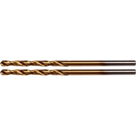 Broca metálica HSS-TiN de 3 mm - 2 unidades YT-44635 yato (1/3)