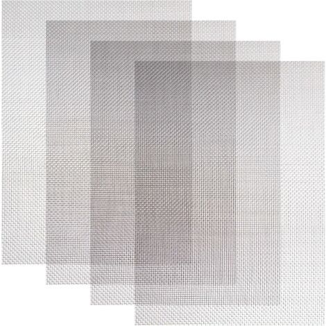 Grille Métallique Maille Grillage Anti Rongeur Grille Métallique Anti Insecte en Acier Inoxydable 20 Mailles 150 x 210 mm Pour Ventilation Filtration 4 Pièces (1/5)