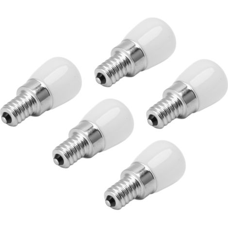 Lot de 5 ampoules LED pour frigo et congélateur E12 120V éclairage maison économique chaleureux (1/5)