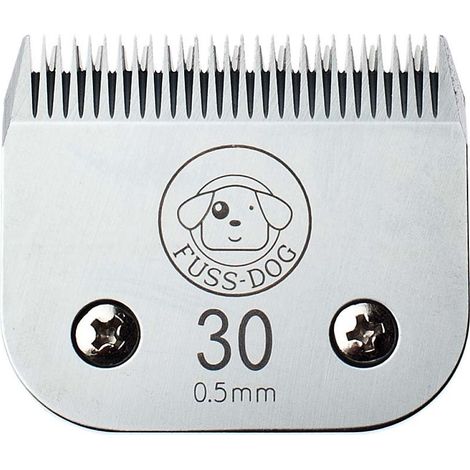 Tête en acier mesurant 30 mm de longueur coupée 0,5 mm pour tondeuse Fuss-dogs