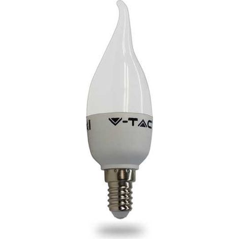 V-TAC VT-1818TP LAMPADINA LED E14 4W CANDELA FIAMMA - SKU 4164 / 4156 / 4354 - Colore Luce: Bianco Freddo