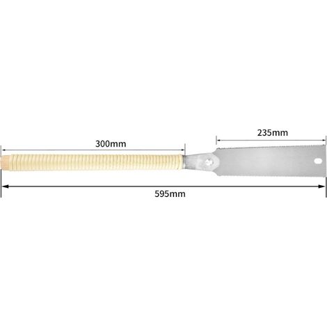 Feine Allzwecksägeblattlänge 235 mm Gesamtlänge 595 mm