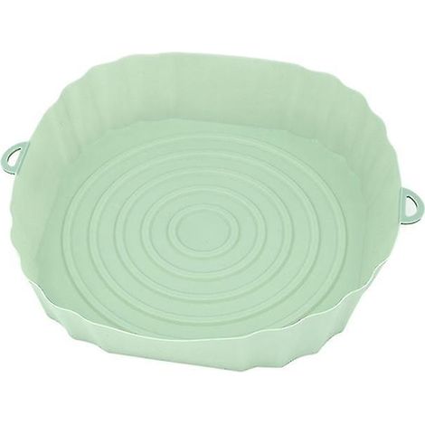 Plaque de cuisson pour friteuse à air chaud de 21 cm, panier à poulet frit, tapis en silicone PotGreen (1/4)