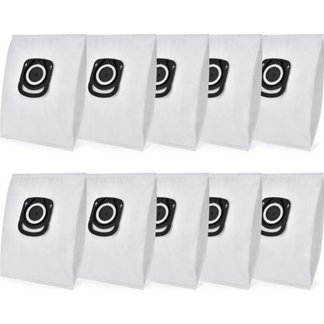 – Lot de 10 sacs d'aspirateur pour Rowenta Hygiene + ZR200520 ZR200720 – 5 couches de tissu non tissé – Excellente filtration poussière et pollen - RO39xx (1/4)