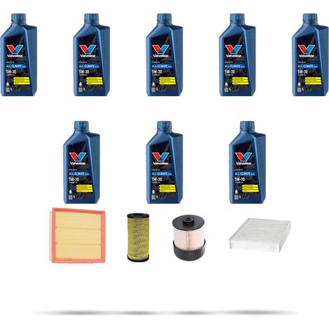 Kit tagliando 4 FILTRI e 8L OLIO compatibile con Nissan NV300 (X82) 2.0 DCI 88KW Dal 2019 (1/5)