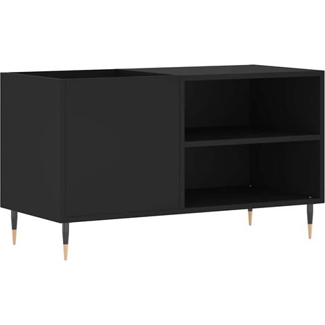 Maison Exclusive - Mueble de discos madera de ingeniería negro 85 (1/5)