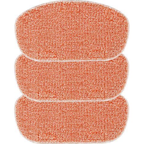 Lot de 3 tampons de rechange pour balai à vapeur compatibles avec le nettoyeur à vapeur PurSteam 10 en 1 (1/5)