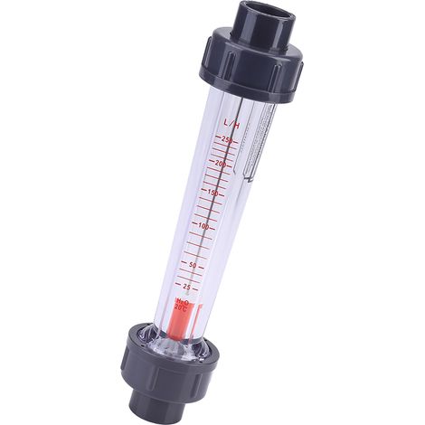 Débitmètre d'eau instantané à tube plastique 25-250 L/h (1/5)