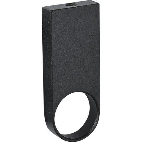 SIMAUSROM Schrankrohrlager Mittelstück rund 25 mm Aluminium schwarz (1/2)