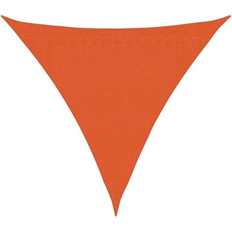 Maison Exclusive - Voile d'ombrage 160 g/m² triangulaire orange 3,6x3,6x3,6 m PEHD (1/5)