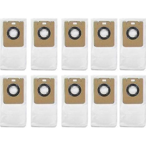 Pack of 10 Vacuum Cleaner Bags for Xiaomi Dreame Bot D10 Plus Rls3d-AquaForge (1/5)