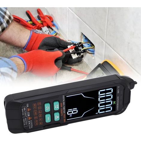 Multimètre numérique, voltmètre/ampèremètre USB CC/CA, testeur de condensateurs, ohmmètre, multimètre de diodes, testeur de tension 0-1000 V, outils (1/5)