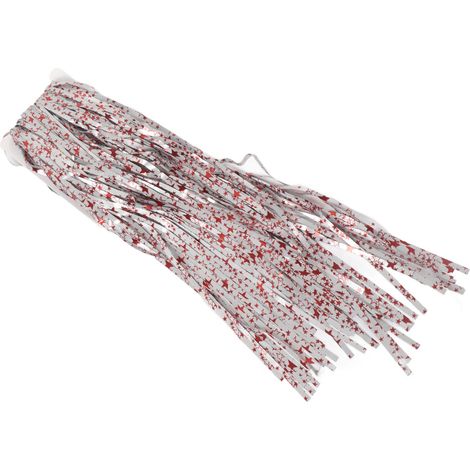 Rideaux à franges (5 pièces) - Motif pentagramme argenté mat - Décoration de fête - 1 x 3 mètres (1/5)