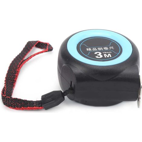Ruban à Mesurer Rétractable, Ruban à Mesurer Précis à Verrouillage Automatique Plus épais, Ruban à Mesurer de Mesure Précis, Menuiserie Rétractable 3 Mètres X 19 Mm (1/5)