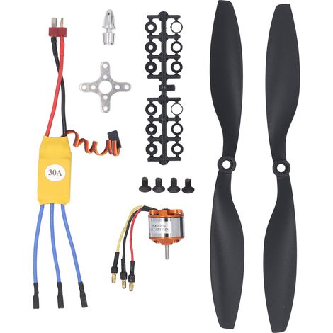 Kit per quadricottero RC A2212 13T 1000KV con motore brushless e ESC da 30A per aereo 550. (1/5)