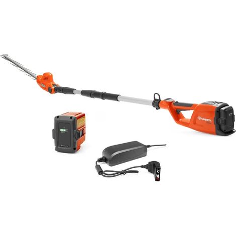 Tagliasiepi a batteria Husqvarna 120i TK4-H con asta telescopica + BLi10 e QC80 (1/8)