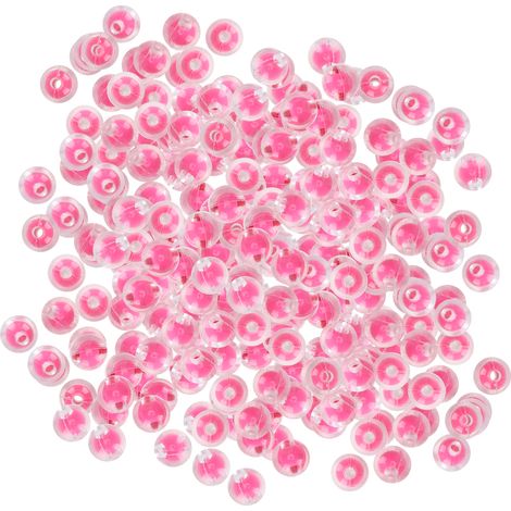Resin Beads DIY Hand-Made Jewelry Making Supplies Bracelet Material Accessories 8mm MGlossy Rose Red (1/5)