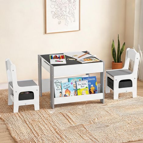 Ensemble table et chaises enfant grigio 61,5 x 61,5 x 48 cm (1/5)