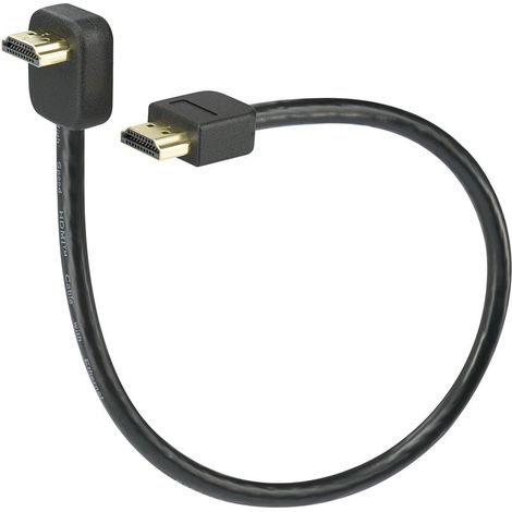SpeaKa Professional HDMI Cavo Spina HDMI-A, Spina HDMI-A 0.30 m Nero SP-7870508 UHD 4K,, Canale di ritorno, contatti co (1/4)