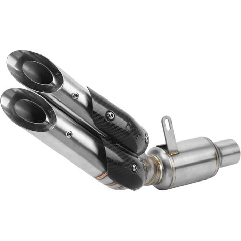 Tuyau d'échappement de moto, lien central, silencieux à Double trou, Anti-brûlure, remplacement pour Z800 (1/5)