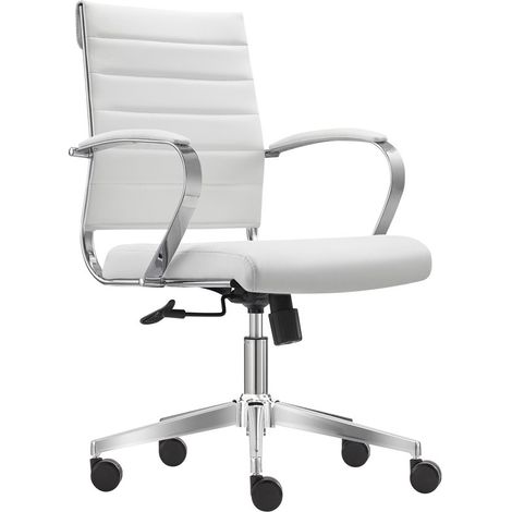 Chaise de bureau Cádiz Blanche